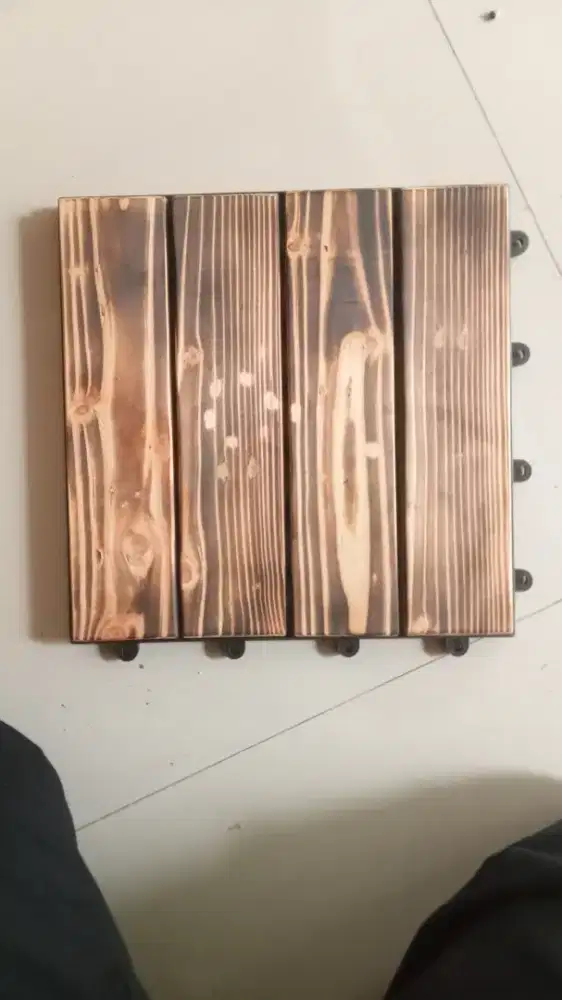 Decking tile kayu | motif kayu yg elegan