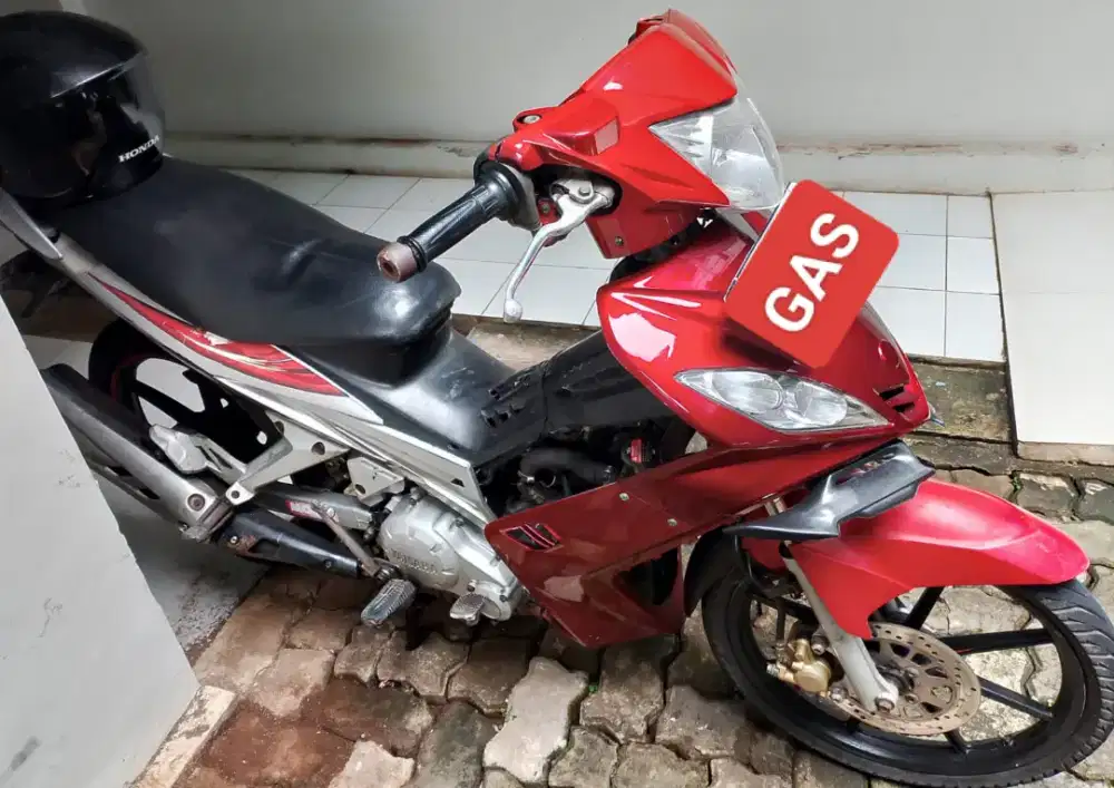 Motor Jupiter MX tahun 2006 non kopling mesin kering aman