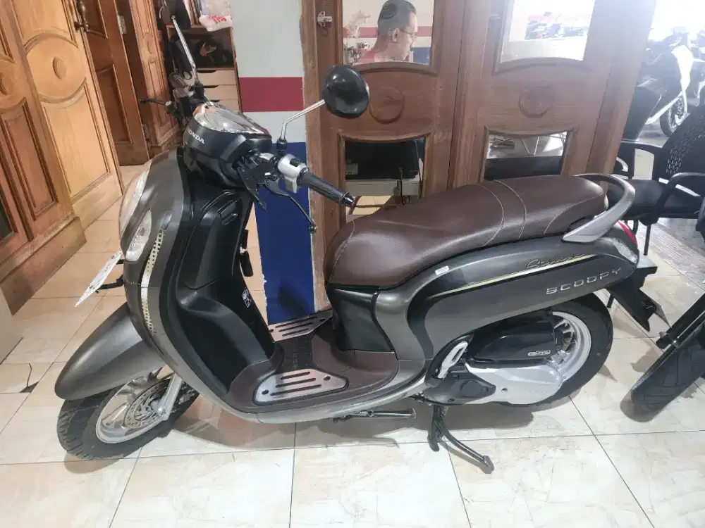 Scoopy keyless coklat 2022 remote 2 wajib Gbm
