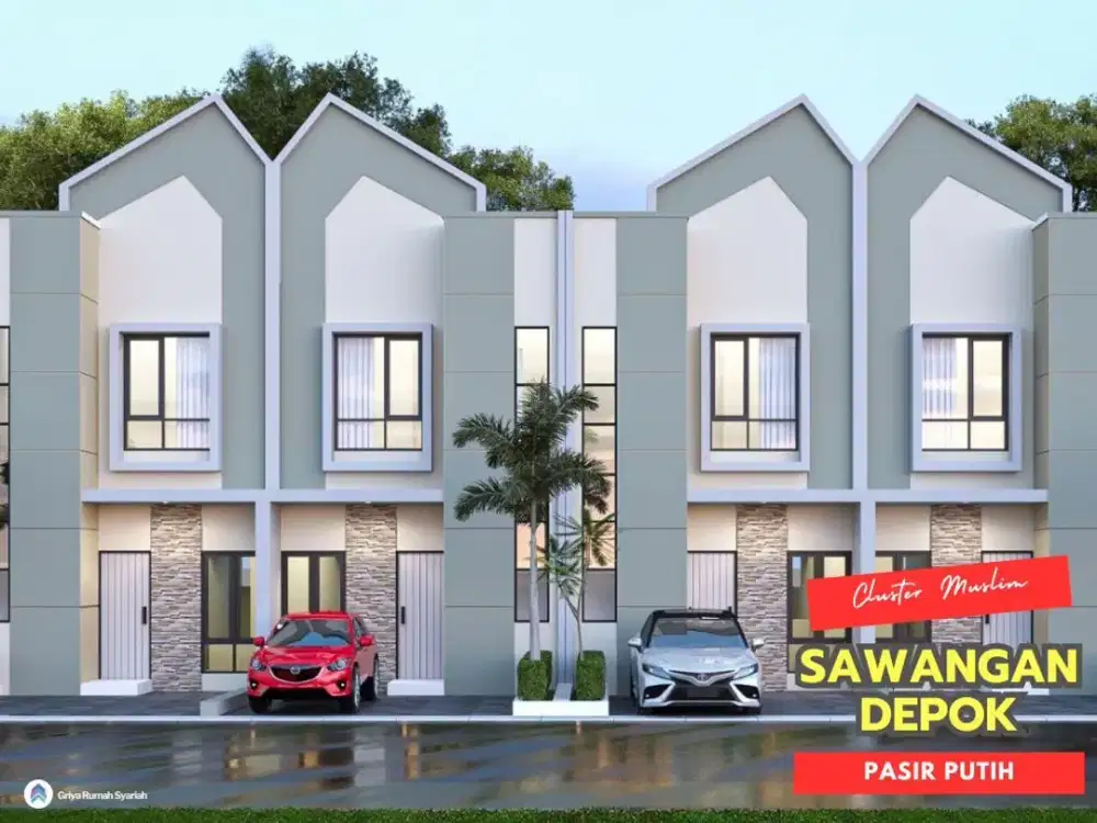 Dijual Rumah Syariah Depok Sawangan dekat Stasiun Citayam, Terminal Sawangan dan bebas Banjir