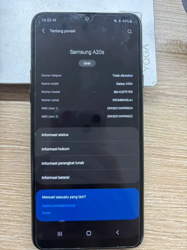 Di jual Samsung A20s 3/32