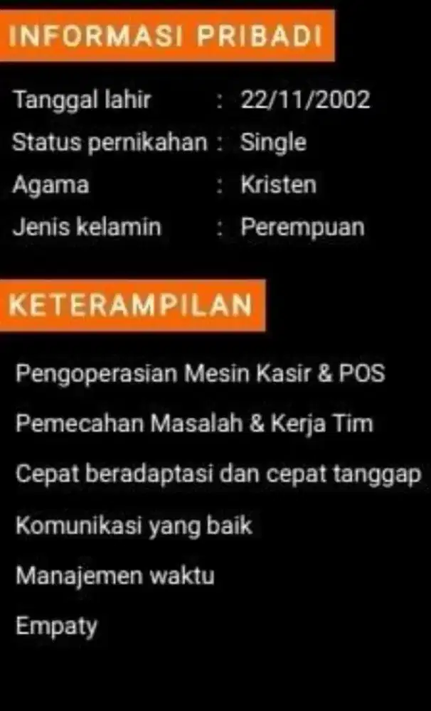 Saya sedang mencari pekerjaan