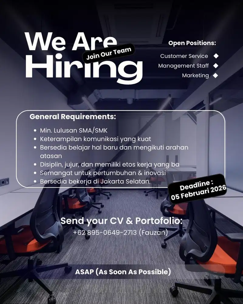 Urgently HIRING