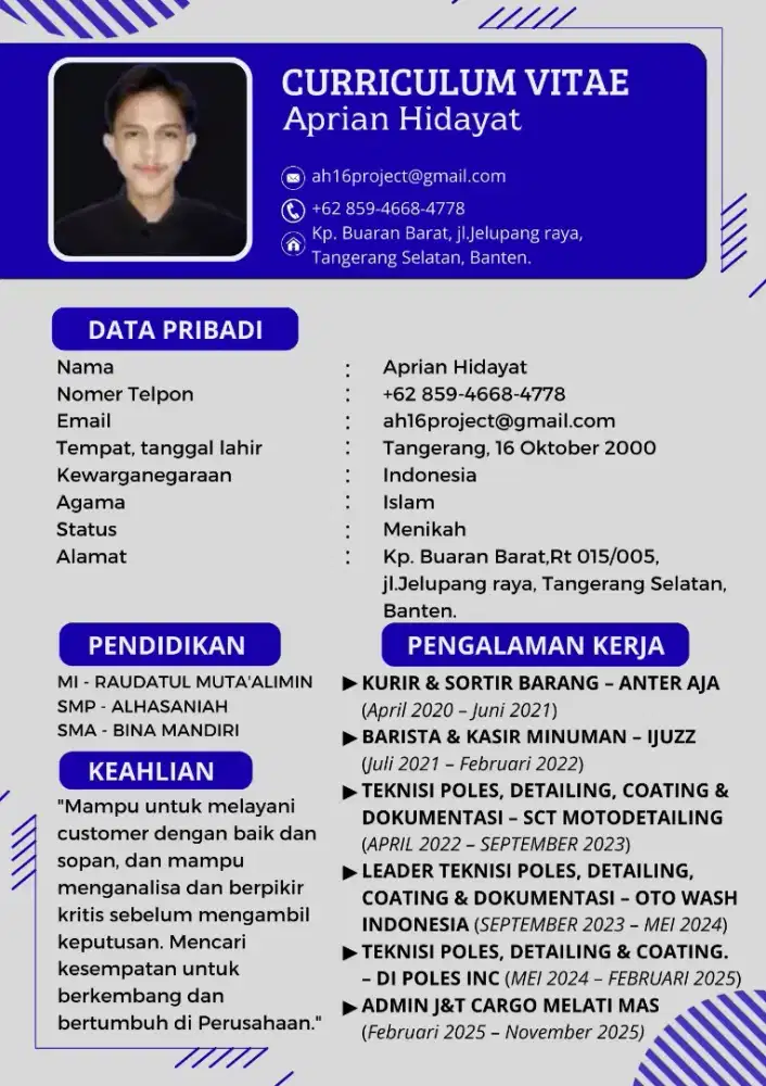 Sedang Mencari pekerjaan