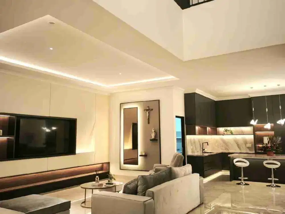 Rumah Baru Mewah American Classic, Full Furnished di Alam Sutera