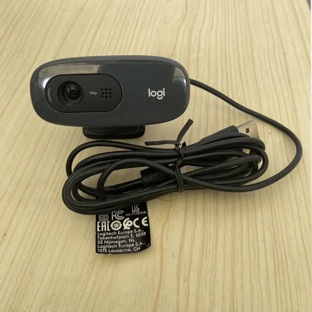 Logitech C270 HD Webcam 720p 30fps Mulus