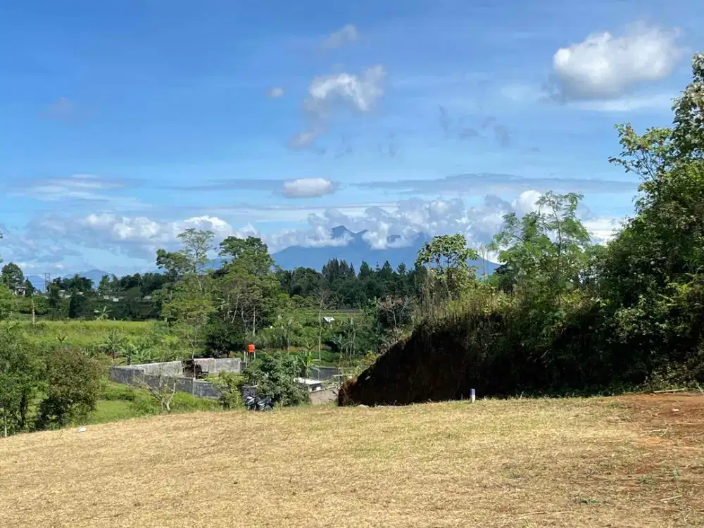 Tanah view alam di kawasan strategis Puncak