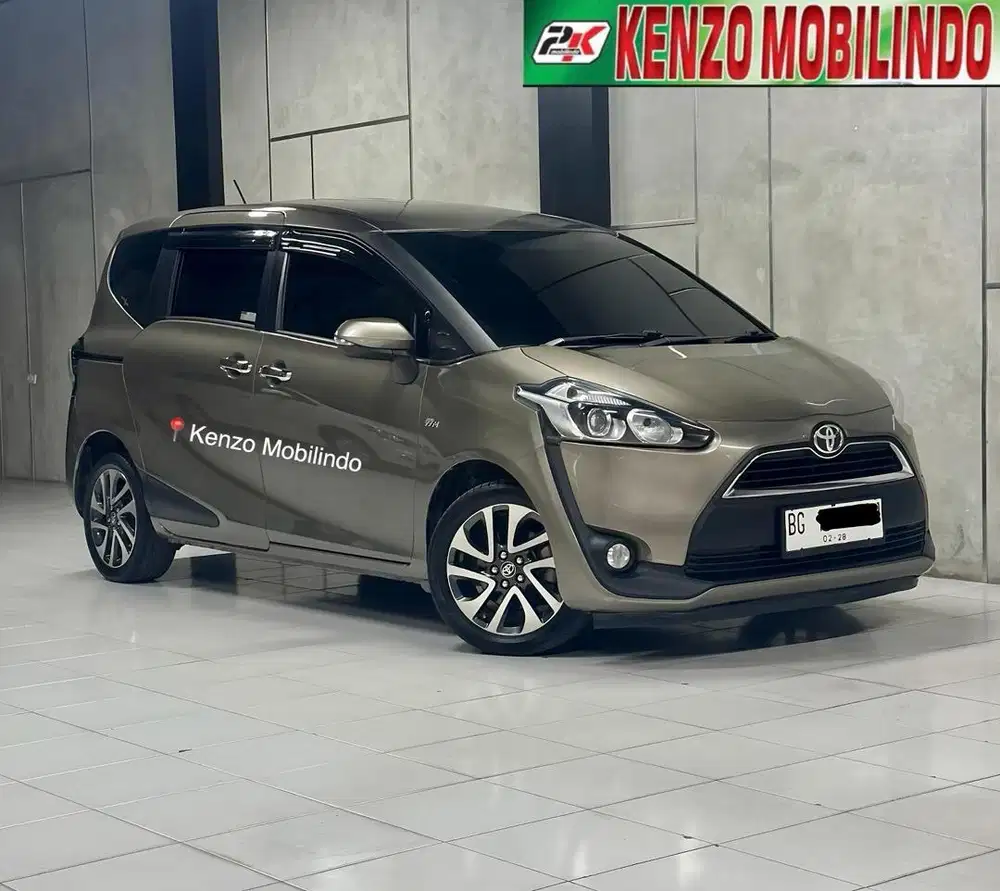 [Dp 23jt] Sienta 1,5 V AT 2017/2018 coklat,km 47rb istimewah no freed