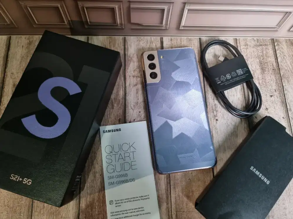 Samsung S21+ PLus 5G Mulus 95% Ram 8GB/256GB Fulset Bergaransi BisaTT