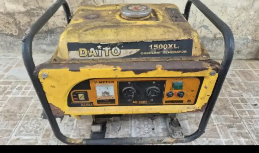 Saya menampung genset rusak sebanyak-banyaknya