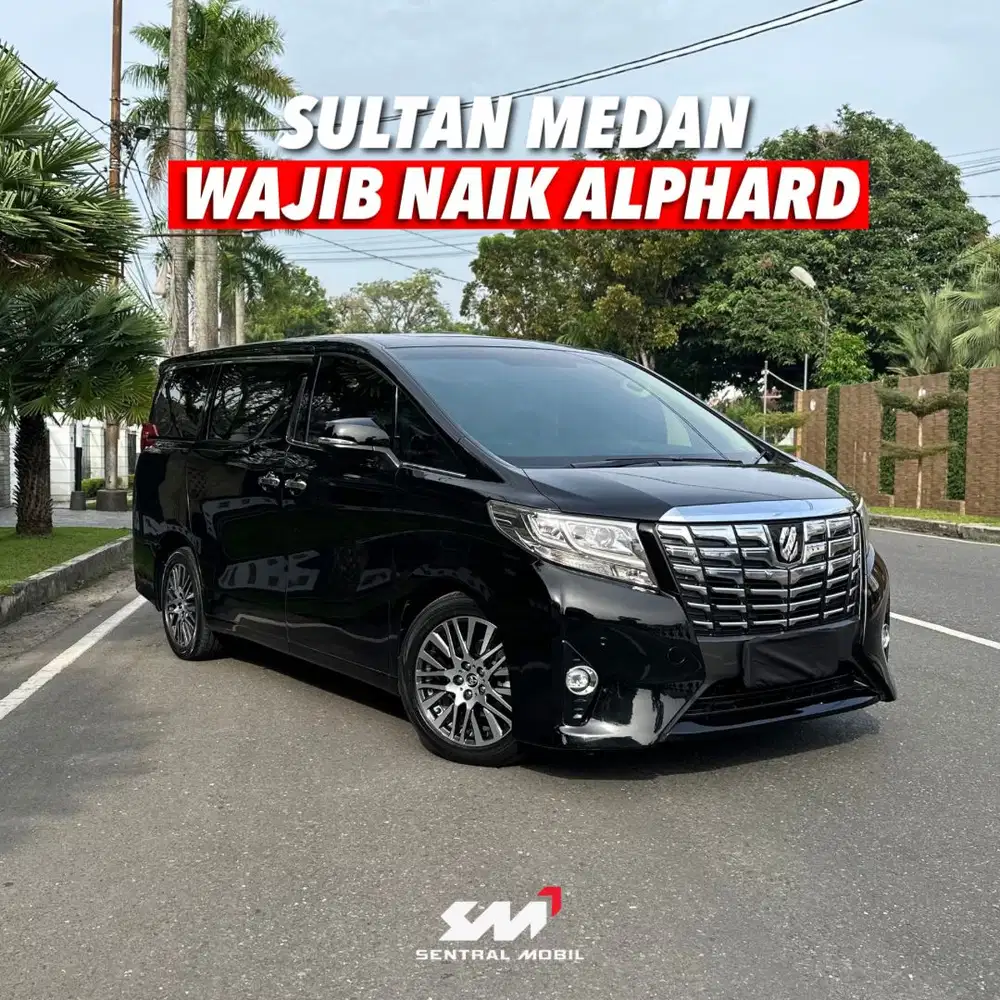 Toyota Alphard G Atpm Facelift Hitam 2015