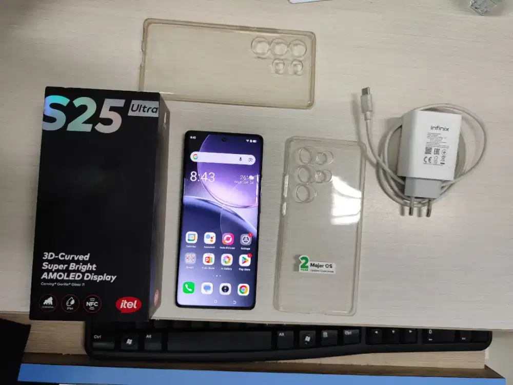 Itel S25 Ultra 5G 8/256 Fullset Mulus