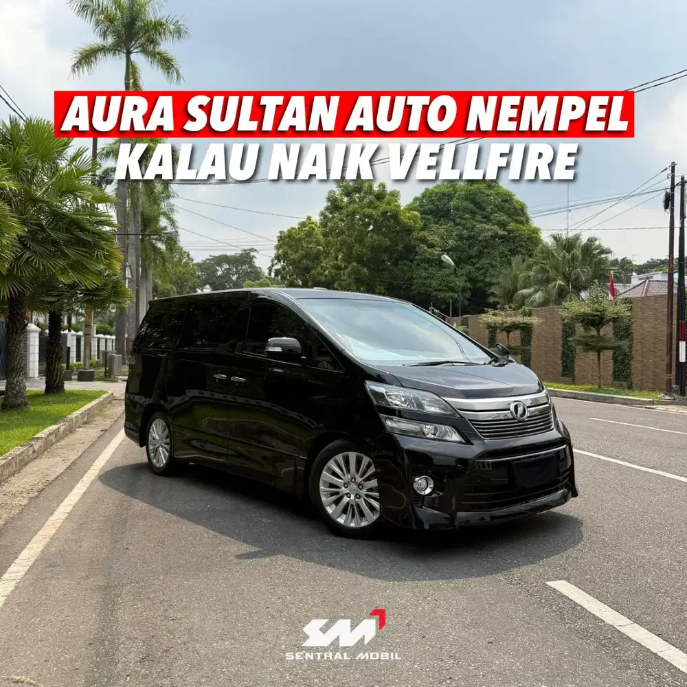 Toyota Vellfire Z AT Matic Cbu Hitam 2014
