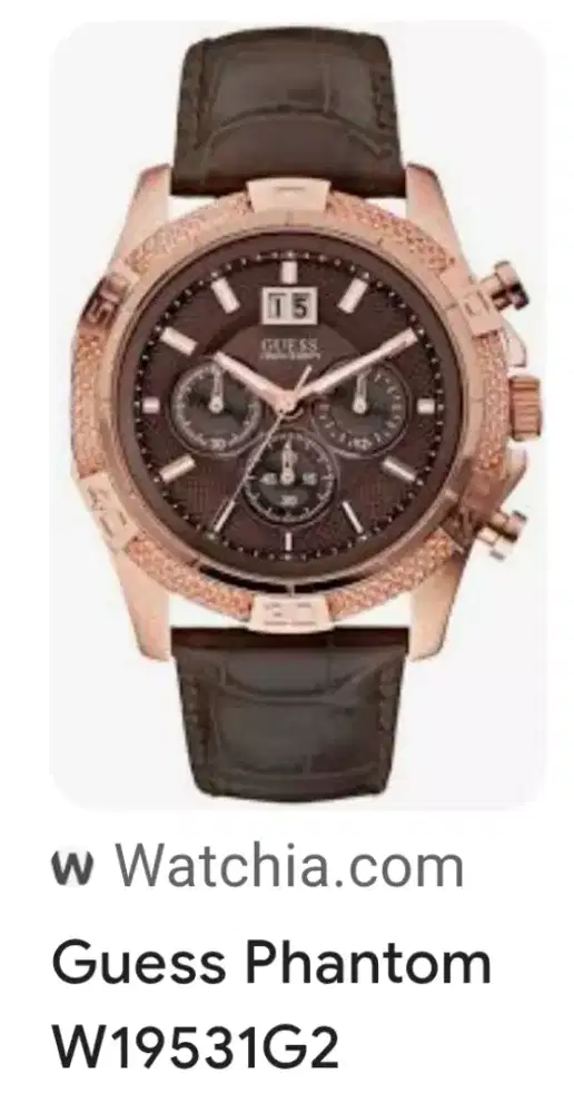 Jam.guess ori batangan strap am