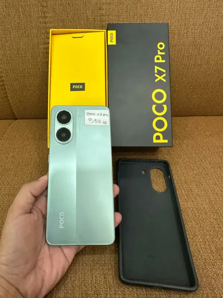 POCO X7 PRO 12 /512 GB  LIKE NEW GARANSI PANJANG
