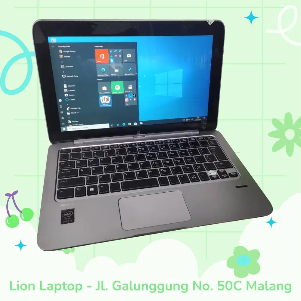 RAM 8GB SSD 256GB Touchscreen HP Elite X2 1011 G1 Tablet [28|01]