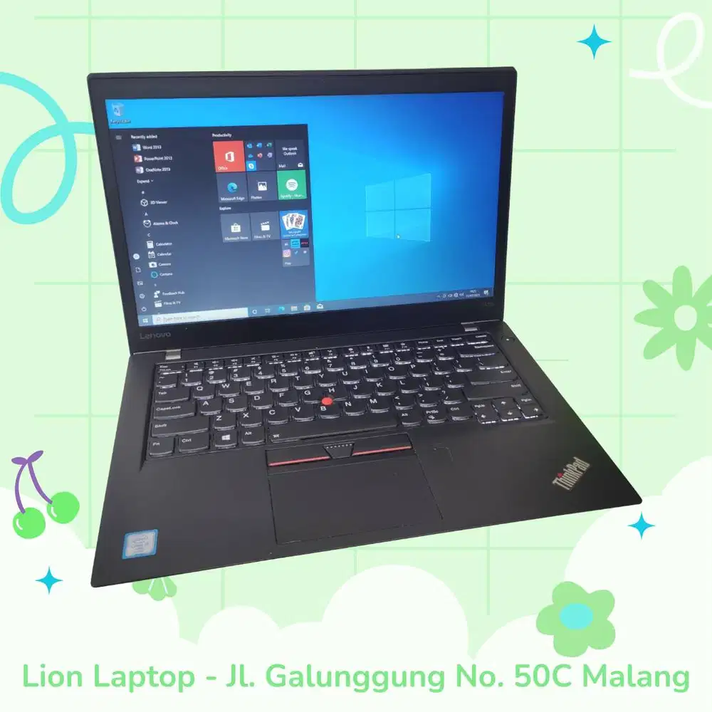 RAM 8GB SSD 256GB Core i7 SLIM Lenovo Thinkpad T470s [28|01]