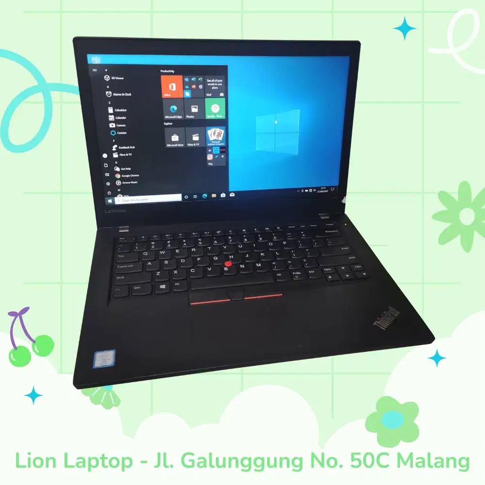 RAM 16GB Core i5 Gen7 SSD 256GB Lenovo Thinkpad T470 [28|01]