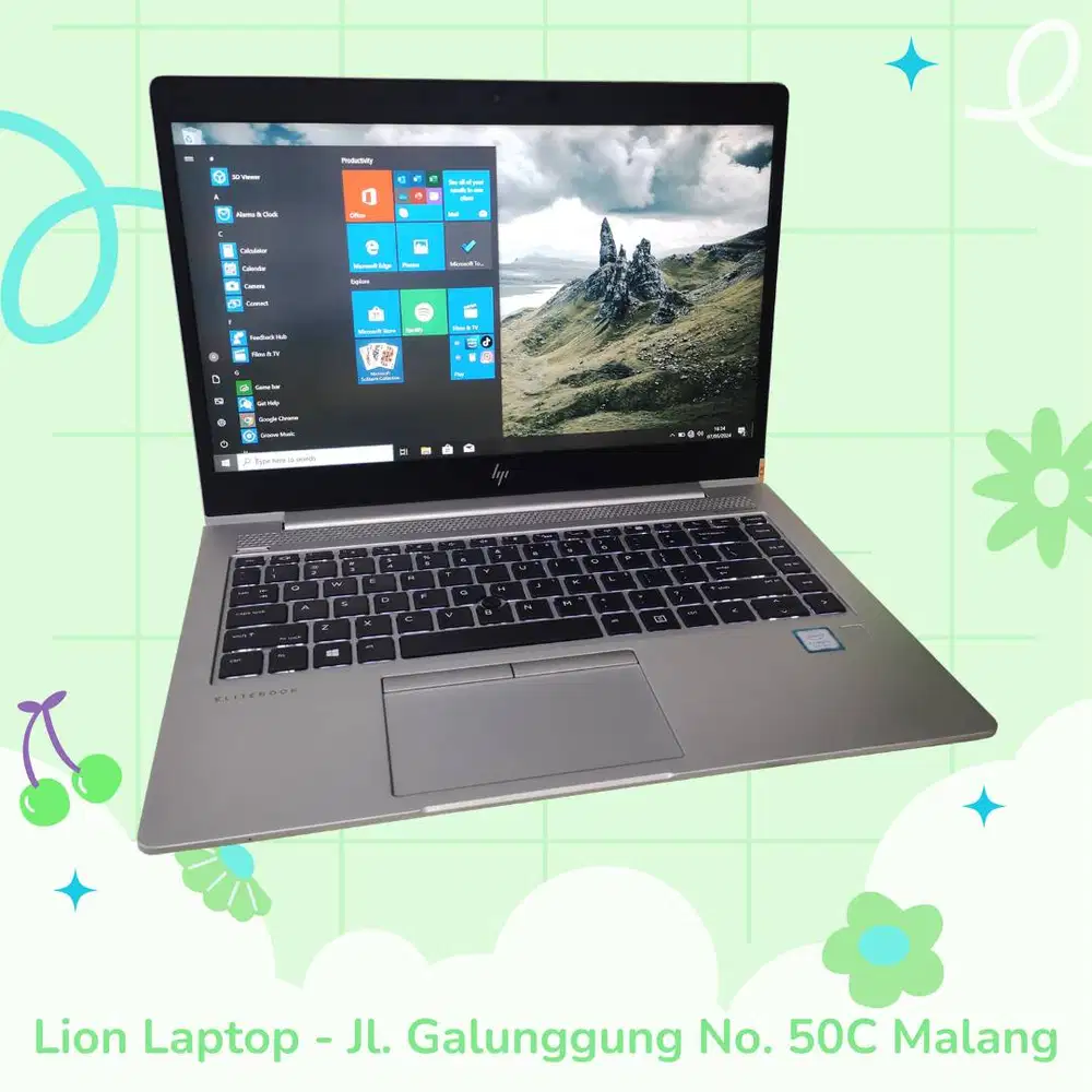 Core i5 Gen 8 RAM 8GB SSD 256GB HP Elitebook 840 G5 [28|01]
