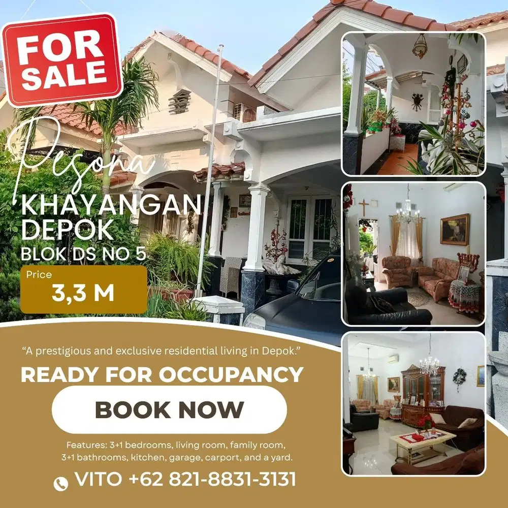 Dijual Rumah Pesona Khayangan