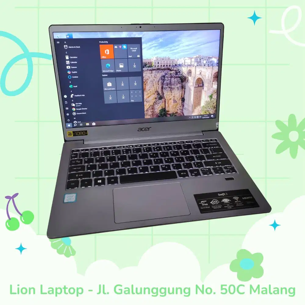 Super Slim Core i5 Gen 8 8/25 Acer Swift 3 SF313-51 [28|01]