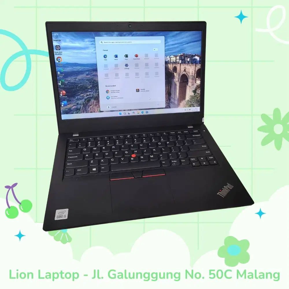 i5 Gen 10 Murah RAM 8GB SSD 256GB Lenovo Thinkpad L14 [28|01]