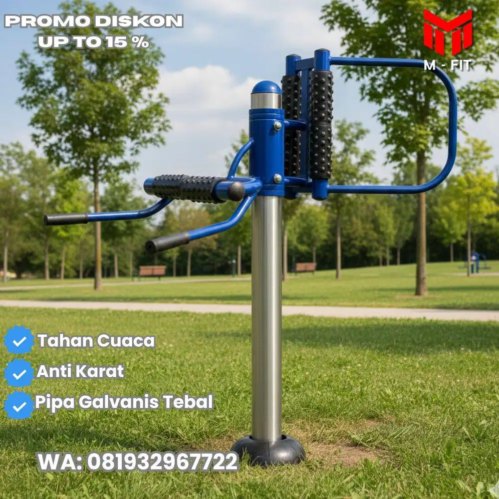 BACK MASSAGER ALAT FITNESS OUTDOOR TAMAN BERKUALITAS DAN BERGARANSI
