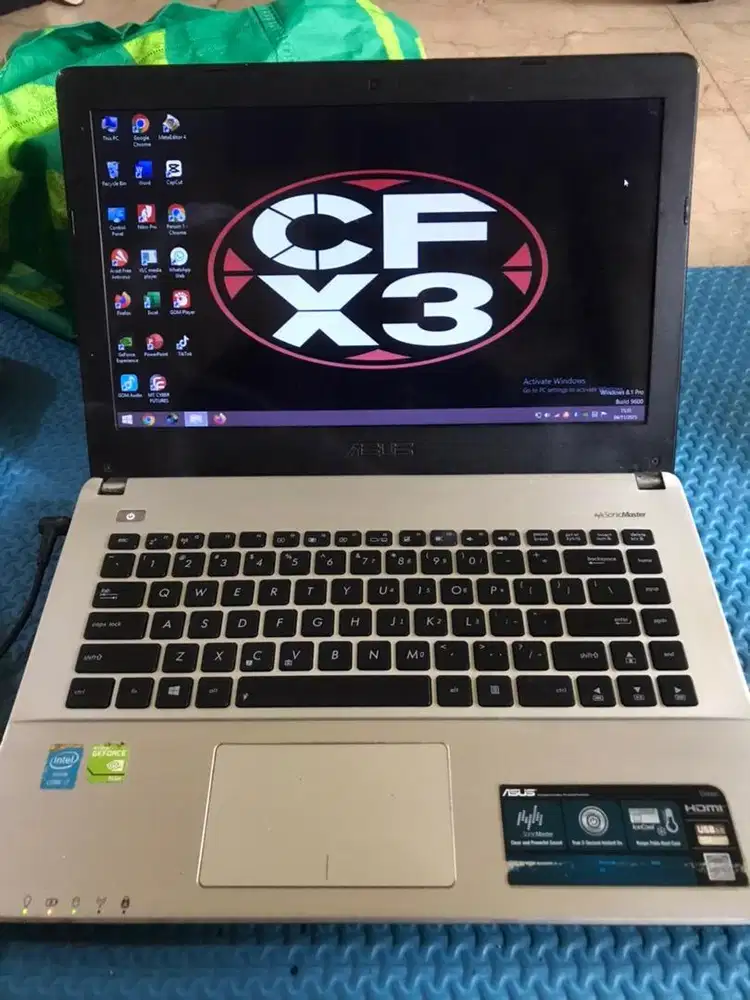 Laptop asus core i7 X450J ram 4GB Nvidia Geforce