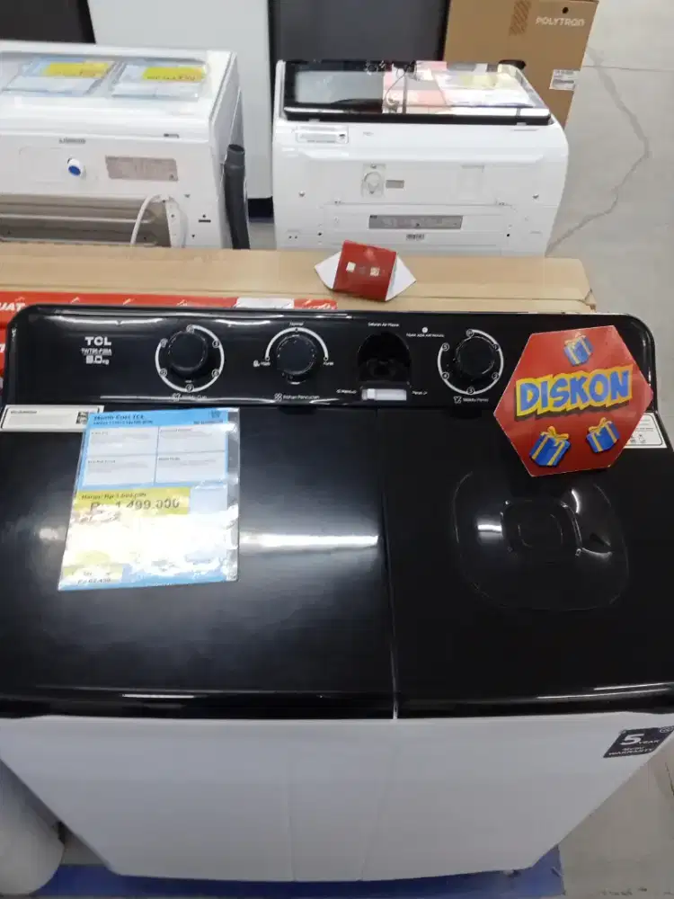 Mesin Cuci TCL 2 Tabung