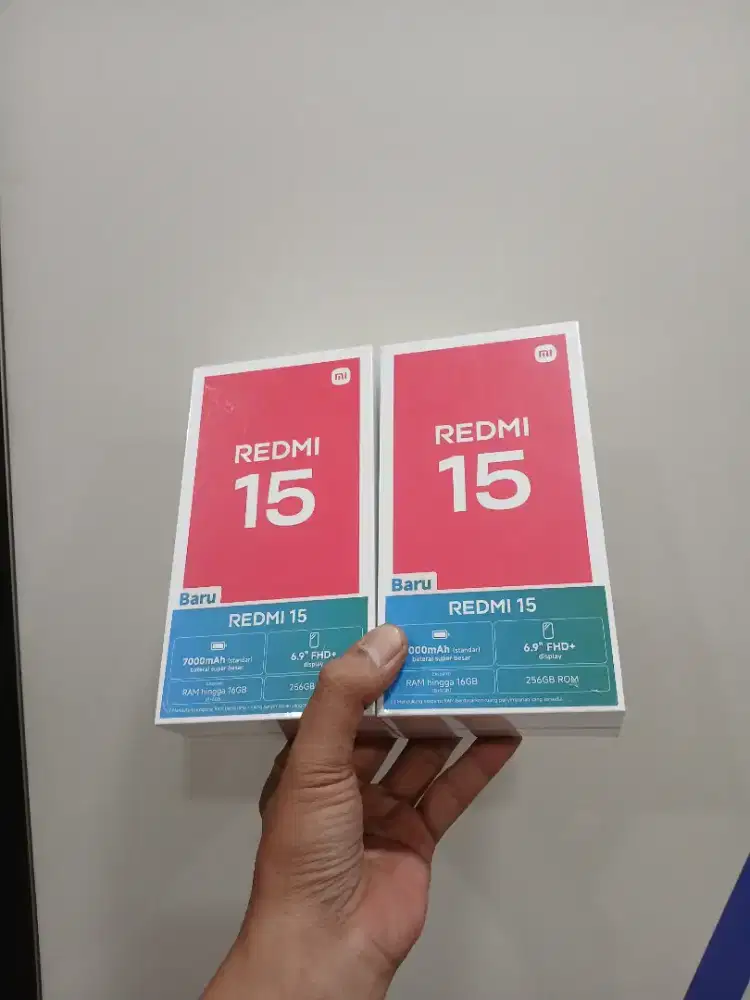 [ Fast respon WA ] Xiaomi Redmi 15 NFC 8+8/256 Garansi resmi 15bln