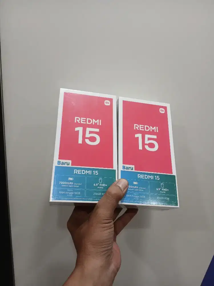 [ Fast respon WA ] Xiaomi Redmi 15 NFC 8+8/128 Garansi resmi 15bln