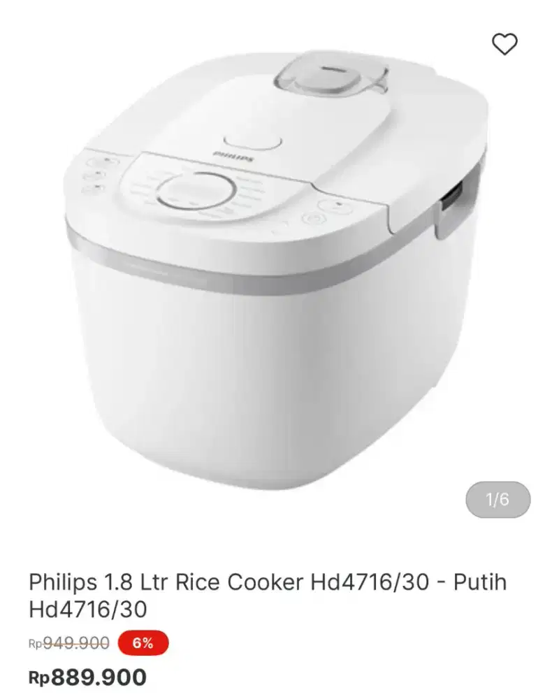 PHILIPS RICE COOKER HD4716/30