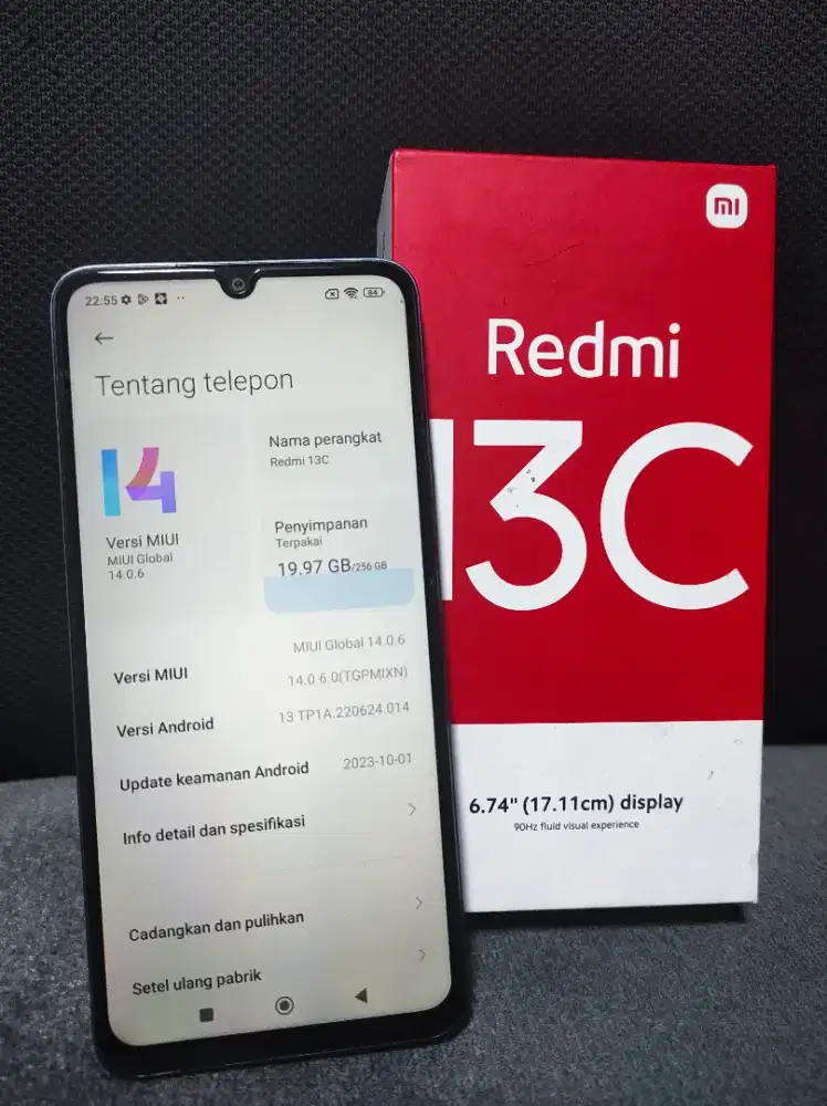 Redmi 13c 8+4/256 komplit no mines cek sepuasnya,harga nett.lok PVJ