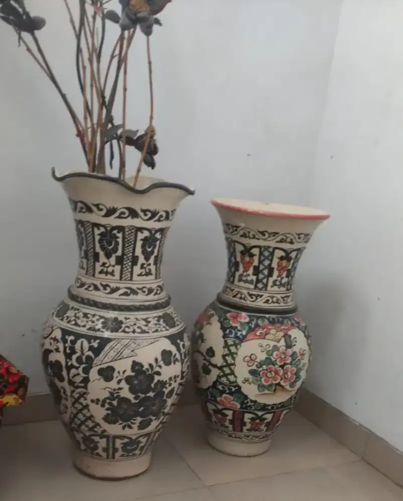 Jual guci keramik mulus like new