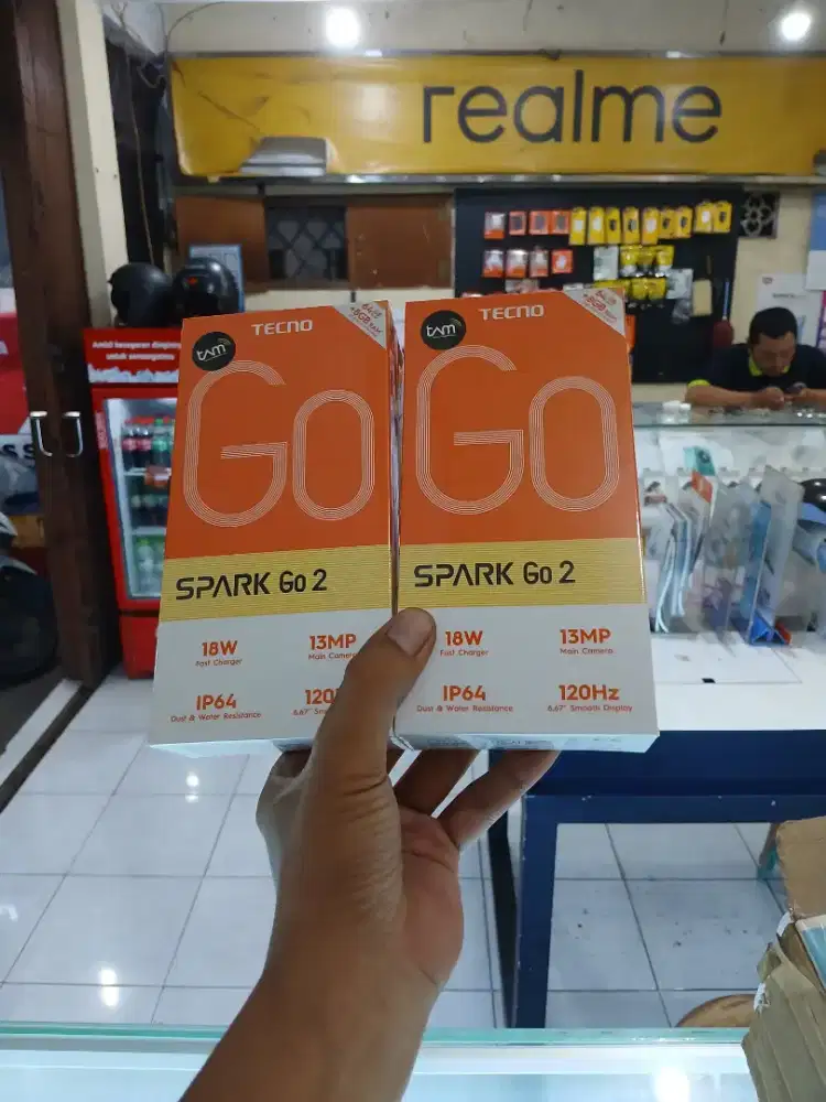[ fast respon WA ] Tecno Spark GO2 4+4/64 Garansi resmi 13bln