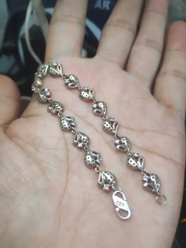 Perak silver gelang wanita