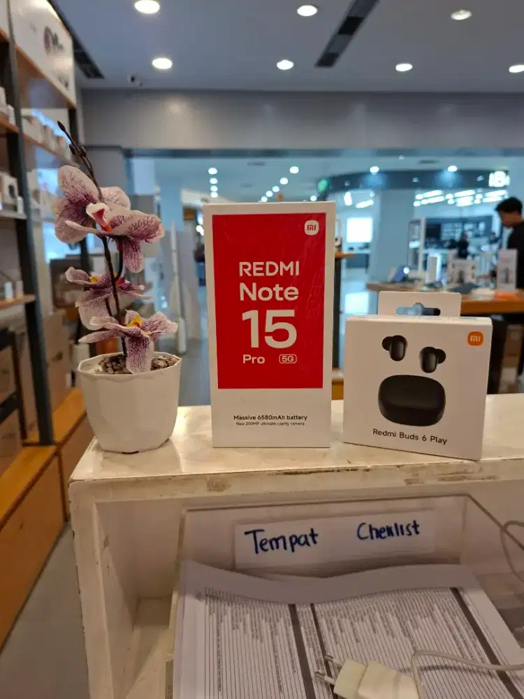PRE ORDER Redmi Note 15 Pro 5G Free Redmi Buds 6 Play Kredit Cukup KTP