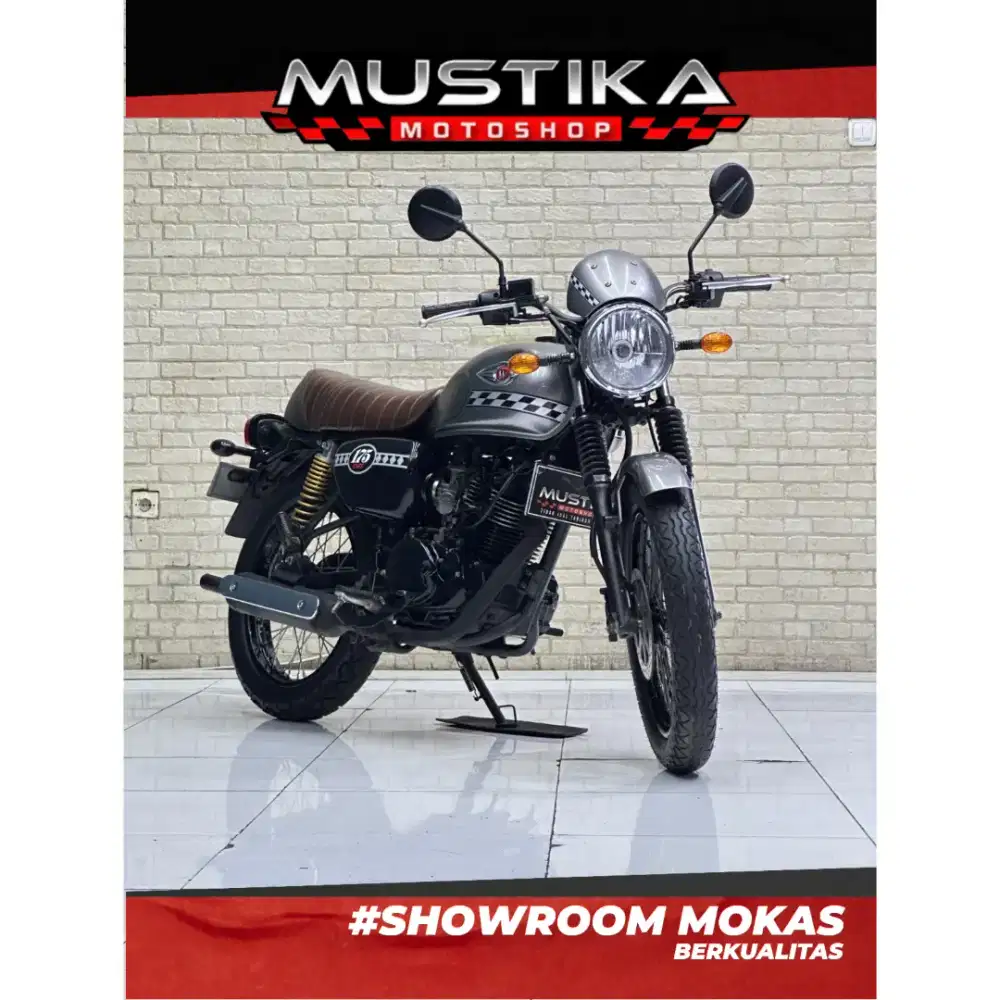 Perfect Condition!!Kawasaki W175 Cafe Racer 2023 Warna Favorit-Mustika