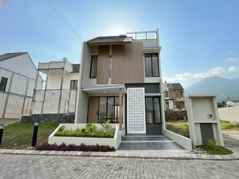 Villa Cantik Furnished Free Management Kota Batu Malang, 3 Menit Selecta dan Alun-Alun