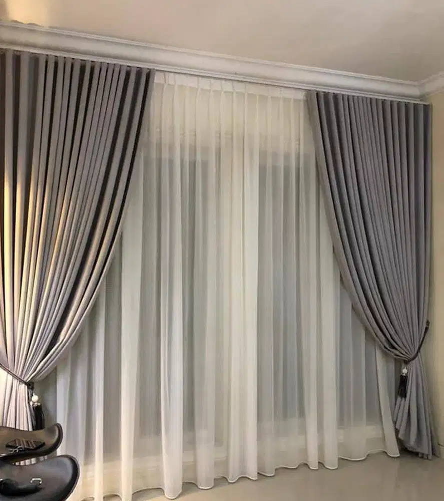 Beli Tirai Gorden Jendela Gordyn Mewah Hordeng Model Terbaru Murah