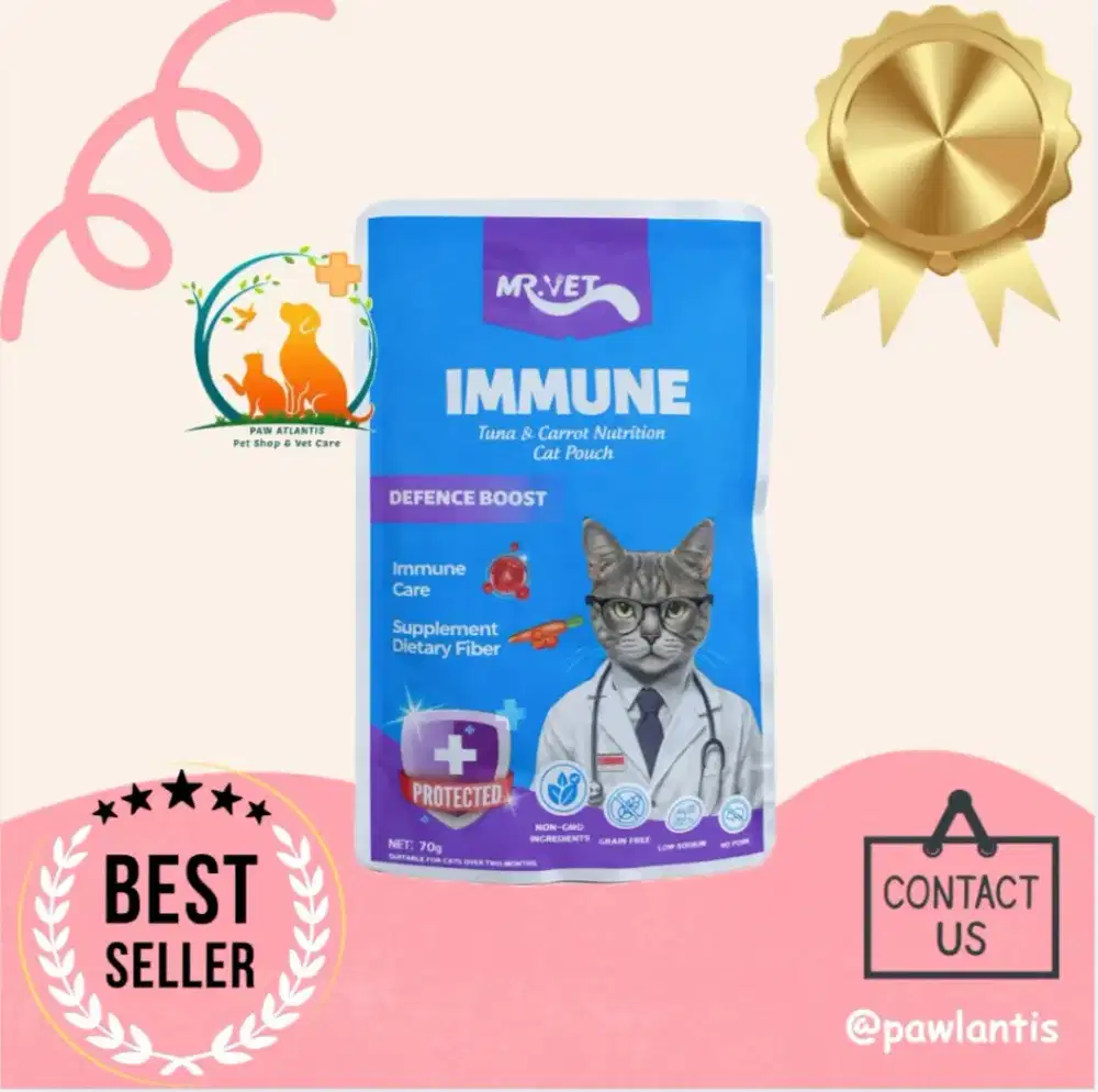 Pakan Basah Mr. Vet Pouch - Immune