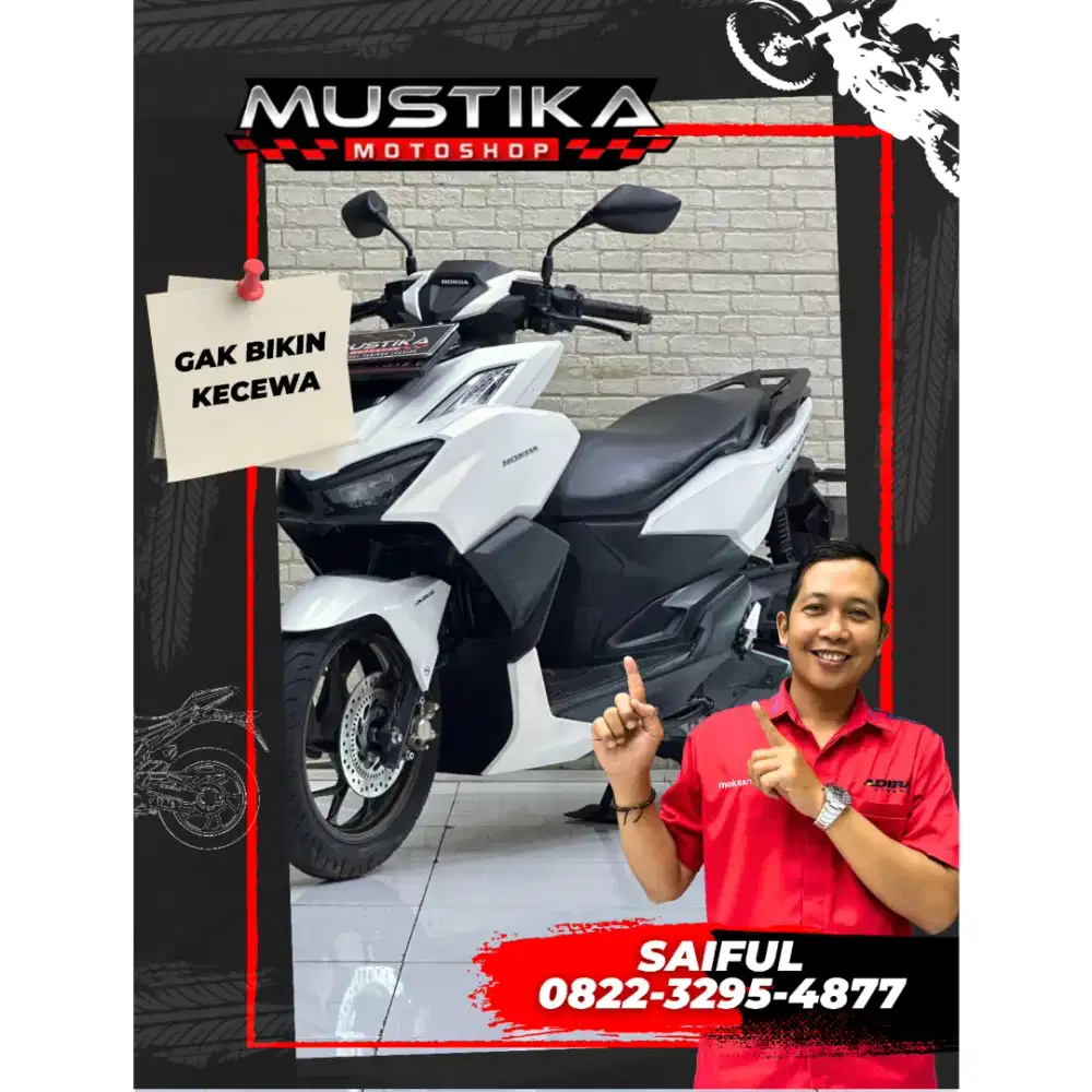 Perfect Condition!!Honda Vario 160cc ABS 2022 Wihte N Asli-Mustika