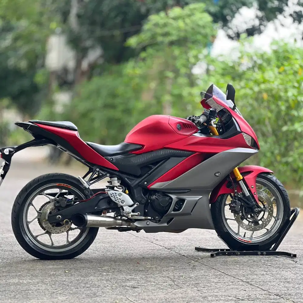 KM LOW! YAMAHA NEW R25 V2 2019 MERAH PAJAK HIDUP SIAP RIDING