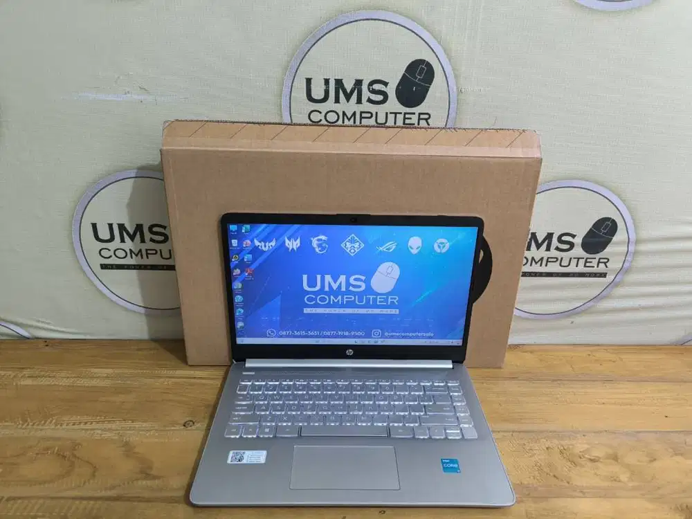 HP 14S DQ5115TU INTEL CORE I3 1215U Ram 8GB SSD 512GB FHD