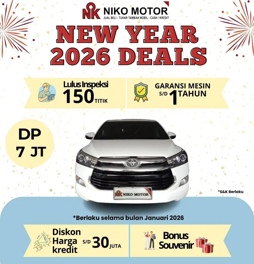 (ANTIK KM71RB) INNOVA V 2019 AT :2018|2020