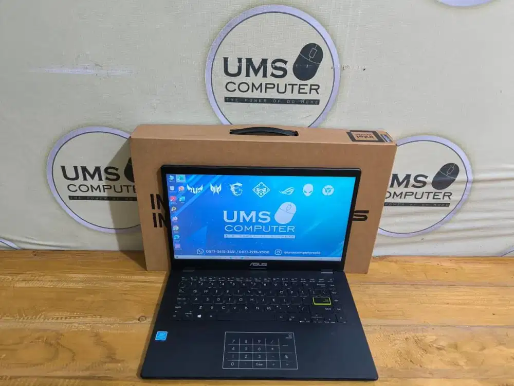 ASUS E410M INTEL CELERON N4020 Ram 4GB SSD 256GB