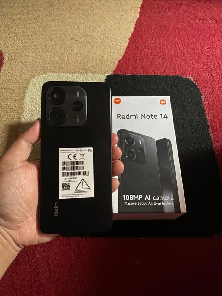 BISMILLAH REDMI NOTE 14 4G RAM 8/256 PEMAKAIAN BARU 2 MINGGU