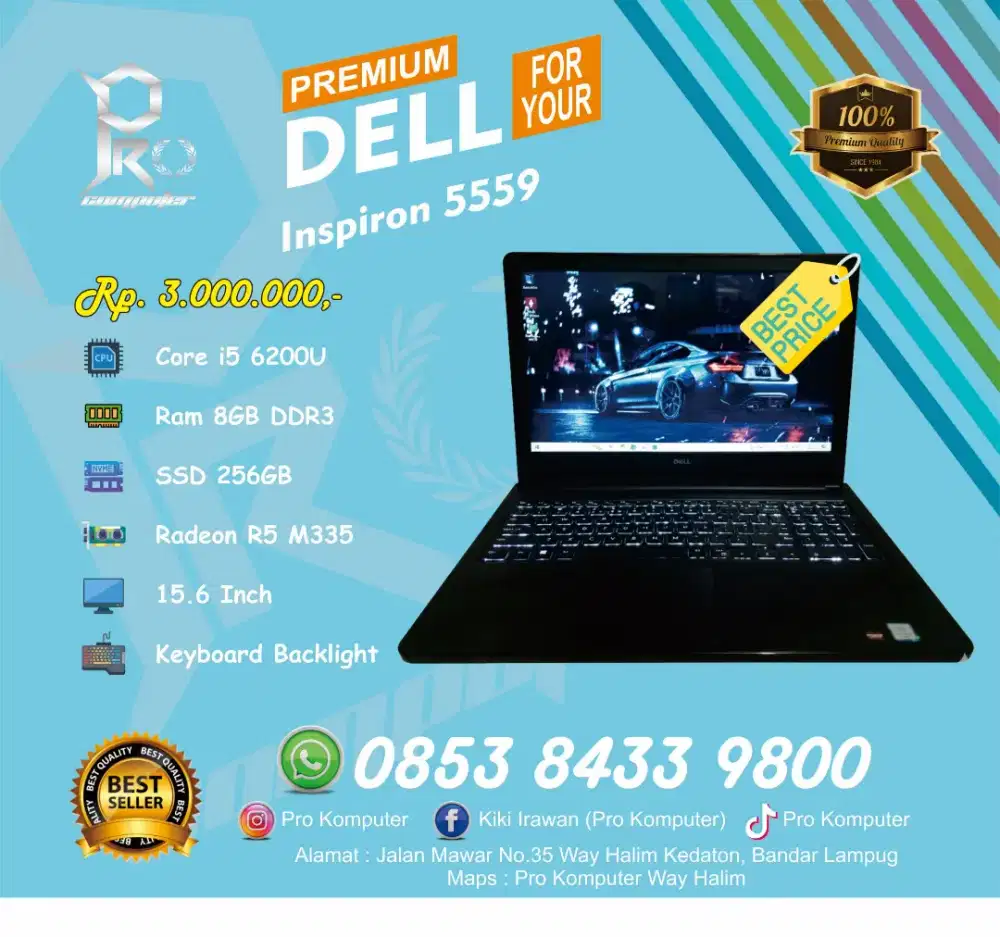 DELL Inspiron 5559 Gaming Render Prokomputer