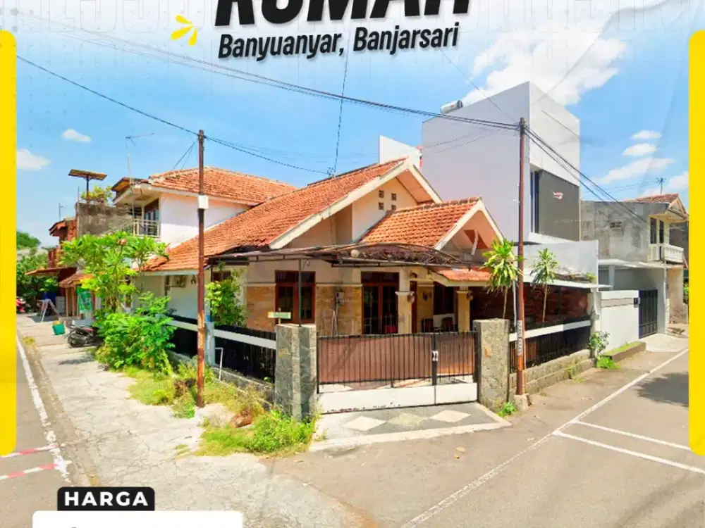 Rumah Strategis 3kamar Siap huni Akses lebar Banyuanyar Banjarsari Solo