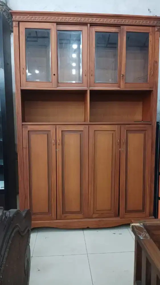 rak buku jumbo kayu